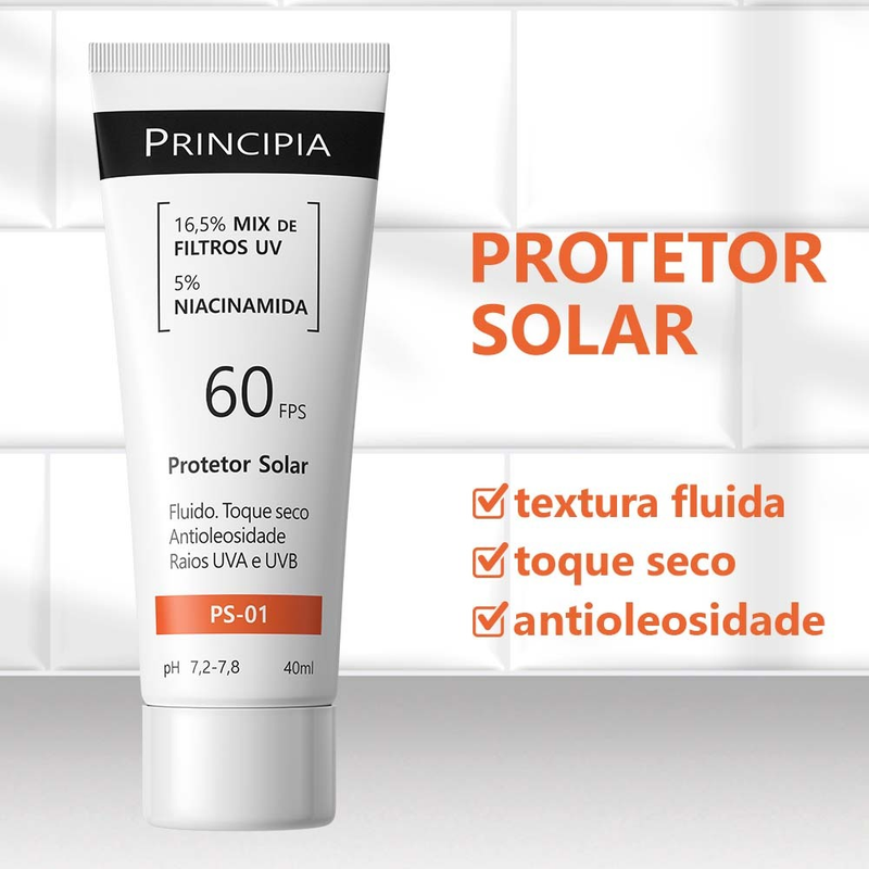Protetor Solar Facial PS-01 FPS 60 Principia